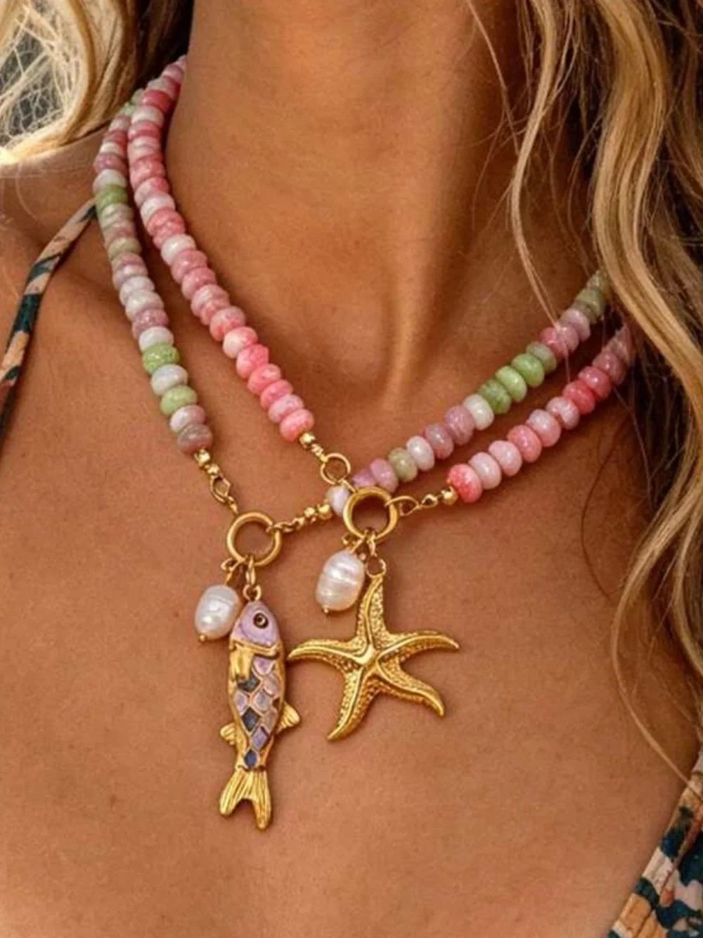 Starfish necklace Q1157